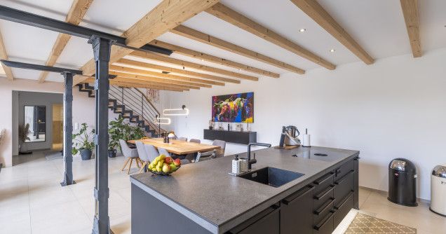 Michel Haesser Küche Bad Empire Sand Pure Stone Anthrazit 8