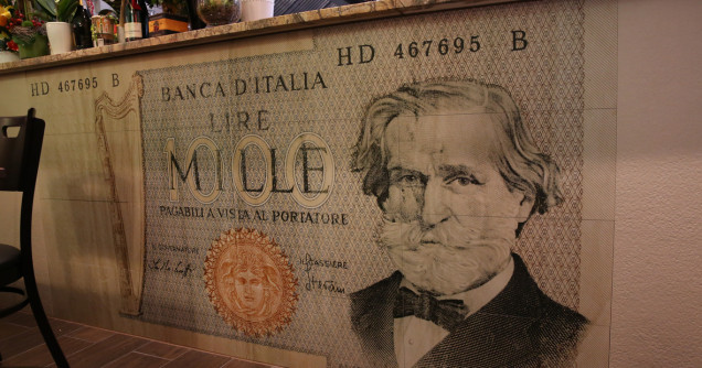 Mille Lire Schein Frankfurt 2 Digitaldruck Interbau Blink